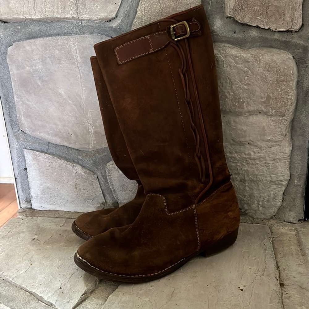 Giorgio Brato Suede Boots Size 8